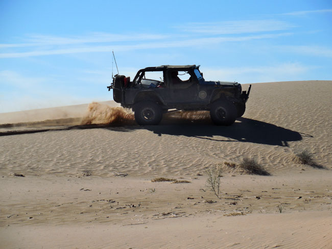 Off-road in the desert
